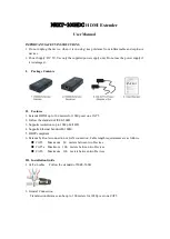 Preview for 1 page of EZ-Net NEXT-100HDC User Manual