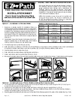 EZ-Path EZP433W Installation Sheet preview