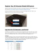 Preview for 5 page of EZ Streamer EZ-100 User Manual