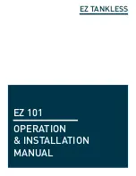 Предварительный просмотр 1 страницы EZ TANKLESS EZ 101 Operation & Installation Manual