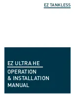 Предварительный просмотр 1 страницы EZ TANKLESS ULTRA HE Operation & Installation Manual