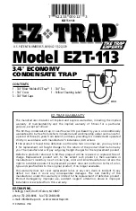 Предварительный просмотр 1 страницы EZ-Trap EZT-113 Installation Instructions