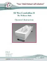 EZ Way Comfortline II Operator Instructions Manual preview