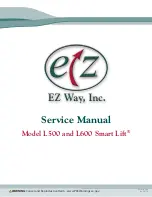 Preview for 1 page of EZ Way Smart Lift L500 Service Manual