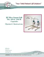 Preview for 1 page of EZ Way Smart Lift Operator Instructions Manual