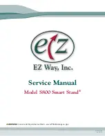 Preview for 1 page of EZ Way Smart Stand S800 series Service Manual