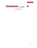 Предварительный просмотр 3 страницы EZAutomation EZ 10 Series Getting Started Manual