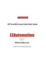 EZAutomation EZ7-TouchPLC Quick Start Manual предпросмотр