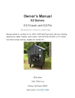 EZBoilers EZ-Classic Owner'S Manual preview