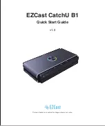 Preview for 1 page of EZCast CatchU B1 Quick Start Manual