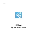 EZCast QSG-1120 Quick Start Manual предпросмотр