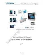 EZCast Universal WiFi Display Adapter Instruction Manual preview