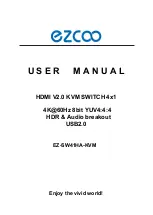 Предварительный просмотр 1 страницы EZCOO EZ-SW41HA-KVM User Manual