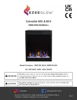 Предварительный просмотр 1 страницы Ezee Glow Celestial 600 Owner'S Manual