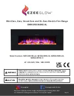 Ezee Glow Mini Zara Owner'S Manual предпросмотр