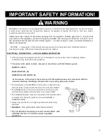 Предварительный просмотр 3 страницы Ezee Glow MZEFTCEL36 Owner'S Manual