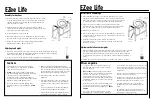 Предварительный просмотр 2 страницы EZee Life CRP0030 Assembly Instructions