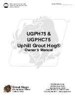 EZG Grout Hog UGPH75 Owner'S Manual preview