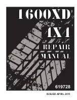 Preview for 1 page of Ezgo 1600xd Repair Manual