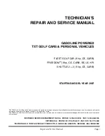 Preview for 3 page of Ezgo 605586 Repair And Service Manual