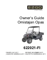 Preview for 1 page of Ezgo 622021-FI Owner'S Manual