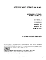 Preview for 3 page of Ezgo EXPRESS L4 Technician'S Repair And Service Manual