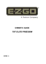 Ezgo FLEET RXV ELITE Owner'S Manual preview