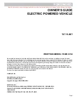 Preview for 3 page of Ezgo S4 Owner'S Manual