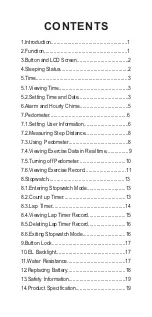 Preview for 23 page of Ezon Running Training Series Operation & Instruction Manual