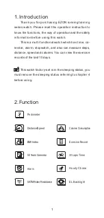 Preview for 24 page of Ezon Running Training Series Operation & Instruction Manual