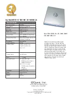 Preview for 1 page of Ezquest Boa K08560 Specifications