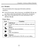 Предварительный просмотр 35 страницы EZRead eBook E60622 User Manual