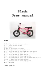 Ezriderz Sledz User Manual предпросмотр