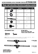 Предварительный просмотр 2 страницы EZTRUNK EZLOCK Installation Instructions