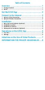 Preview for 2 page of Ezviz C8PF User Manual