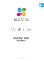 Предварительный просмотр 1 страницы Ezviz Vault Live Quick Start Manual