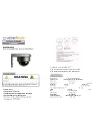 Предварительный просмотр 1 страницы EzwatchPro EZDOME-VP User Manual