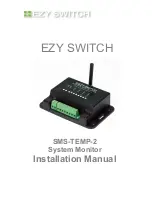 EZY SWITCH SMS-TEMP-2 Installation Manual предпросмотр