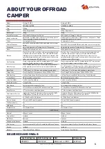 Preview for 5 page of Ezytrail Stirling LX MK3 Owner'S Handbook Manual