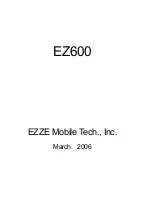 Ezze Mobile Tech EZ600 Manual предпросмотр