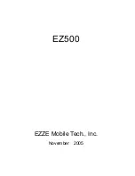 EZZE EZ500 Manual предпросмотр