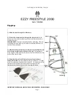 Предварительный просмотр 1 страницы EZZY SAILS FREESTYLE 2000 Quick Start Manual