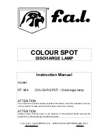 f.a.l PF 964 Instruction Manual предпросмотр