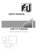 Preview for 1 page of f & u FL40102 User Manual