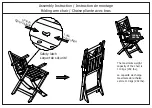 Предварительный просмотр 2 страницы F. CORRIVEAU INTERNATIONAL Nancy II Dining set Assembly Instruction