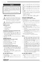 Preview for 4 page of F.F. Group 41605 Original Instructions Manual