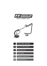 Предварительный просмотр 52 страницы F.F. Group 43 281 Original Instructions Manual