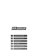 Предварительный просмотр 70 страницы F.F. Group 43 285 Original Instructions Manual