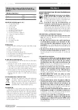 Preview for 8 page of F.F. Group 43 467 Original Instructions Manual