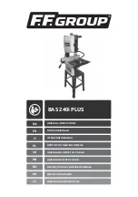 F.F. Group 47 877 Original Instructions Manual preview